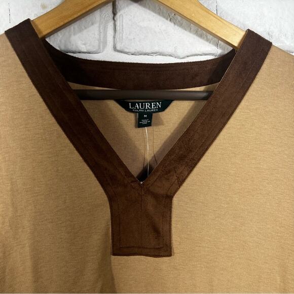 NWT Lauren Ralph Lauren 3/4 Sleeve Top Size Medium - Picture 6 of 9